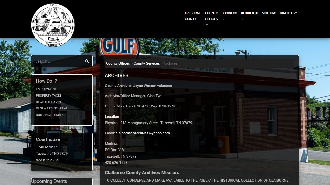 Archives – Claiborne County